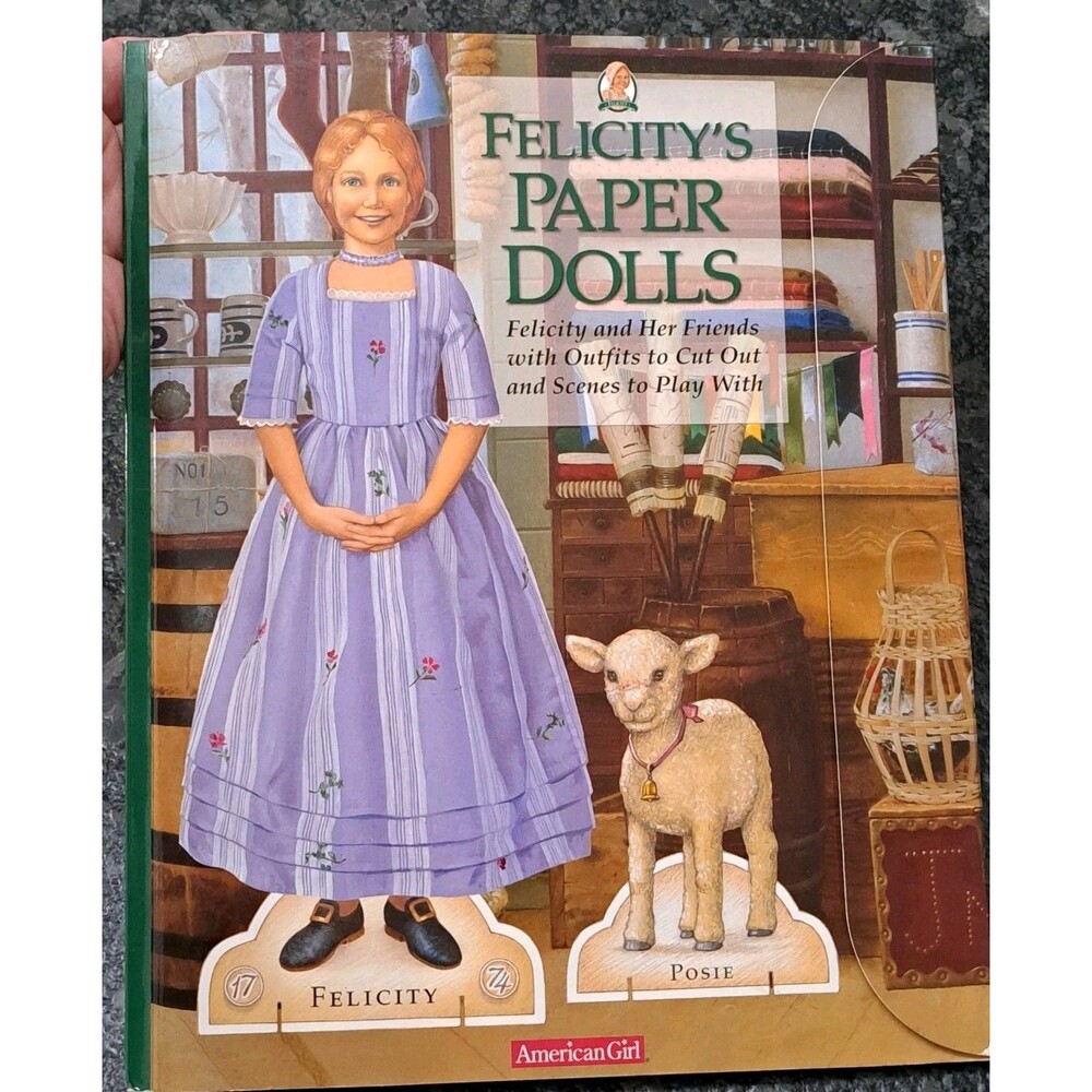 Vintage FELICITY'S PAPER DOLLS Book American Girl Collection Unused